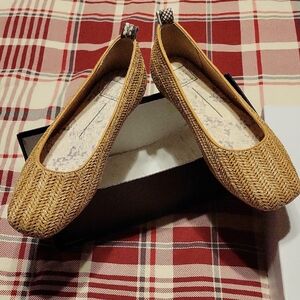 Women's Tan Woven Flats Dolce Vita